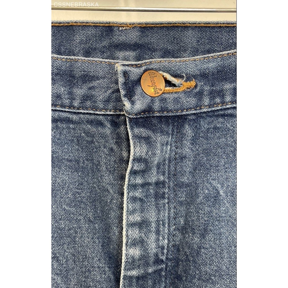 Wrangler Blue 13MWZ Cowboy Cut men's jeans in 100% cotton denim - Size 38x32 - Picture 4 of 12